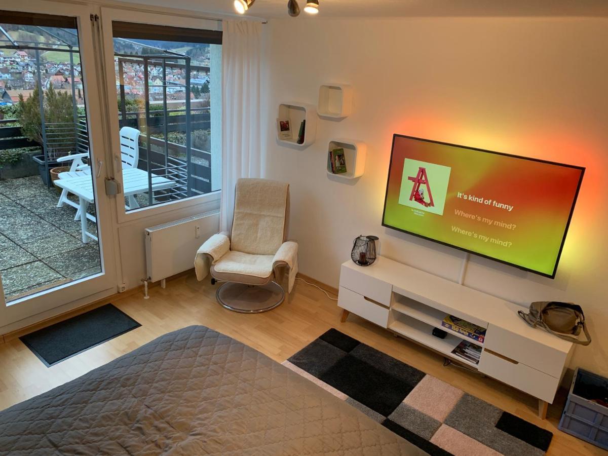 Appartement Mit Herrlicher Aussicht Uebers Murgtal Baiersbronn Luaran gambar